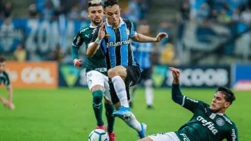 Gremio vs. Palmeiras por la Copa Libertadores.