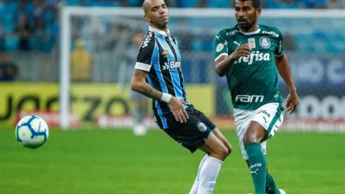 Gremio vs. Palmeiras por la Copa Libertadores.