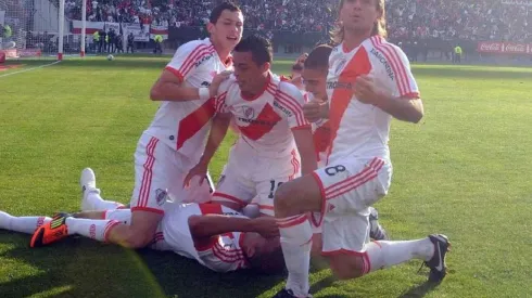 Lucas Ocampos en la campaña del ascenso de River.