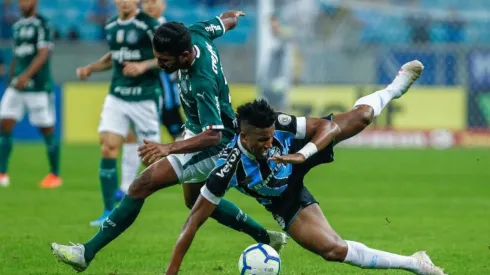 Gremio vs. Palmeiras por la Copa Libertadores.