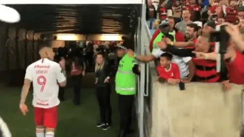 Guerrero se fue del Flamengo al Inter después de Rusia 2018.