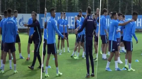 Wilmar Barrios no entiende bien el ruso y desató las burlas de sus compañeros