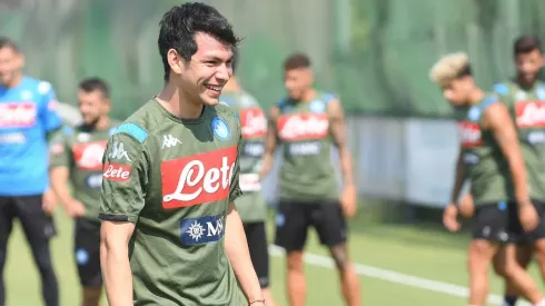 Chucky Lozano ya se entrenó con Napoli. (Foto: Twitter oficial de Napoli)
