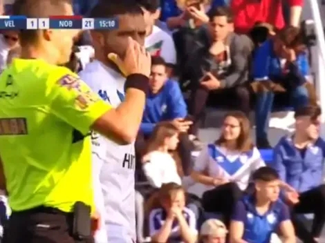 El blooper del árbitro Delfino en el regreso de Gago a las canchas