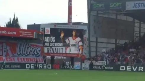 El homenaje a José Luis Brown.