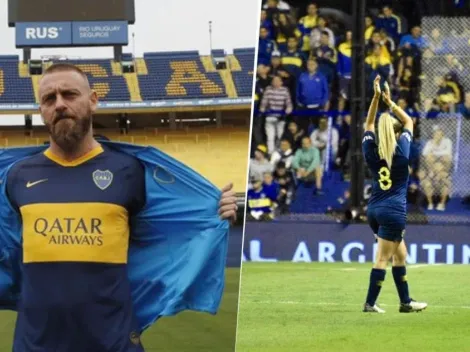 Che bell'uomo: Daniele De Rossi le dio un gustazo a una jugadora de Boca