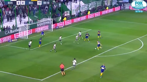 Sorpresa, Banfield: Soldano metió su primer gol en Boca a los 20 segundos de partido