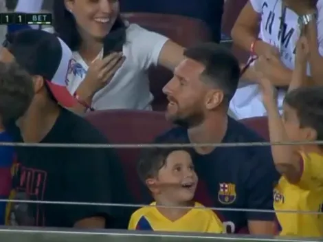 Video: el festejo de los Messi en el primer gol de Griezmann en Barcelona
