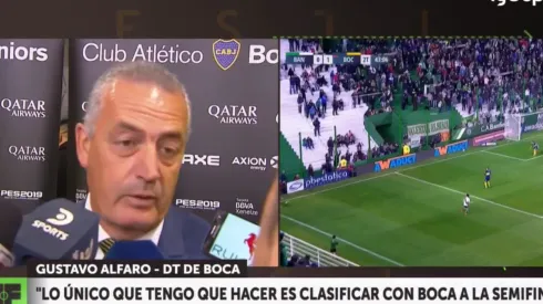 Alfaro lo tiene claro: "Yo tengo que clasificar a Boca a semifinales, después pensaremos en River"