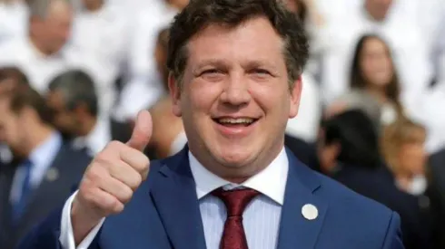 Tras recibir al presidente de Boca, tuiteó Alejandro Domínguez