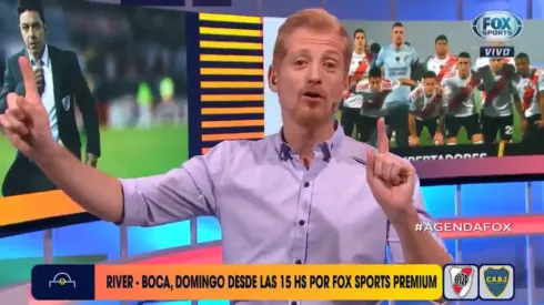 Liberman aseguró que "River es el favorito de la llave" y tiró: "Lo tiene de hijo a Boca"