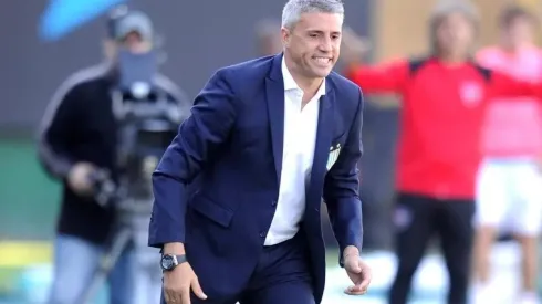 Hernán Crespo en su etapa en Banfield.