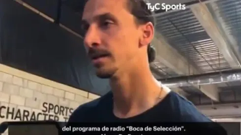 A Ibrahimovic le quisieron preguntar por Boca y se re calentó