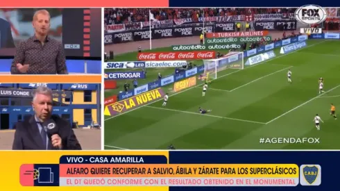 En FOX contaron que "a algunos jugadores de Boca les sorprendió el sistema que planteó Alfaro"