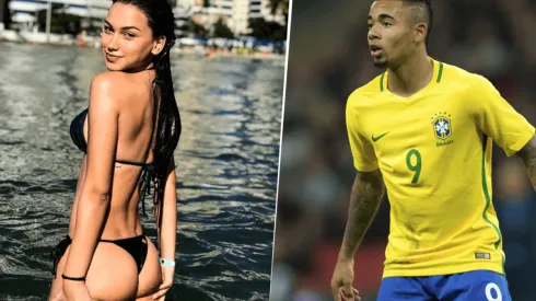 Foto de Gabriel Jesús y su novia.