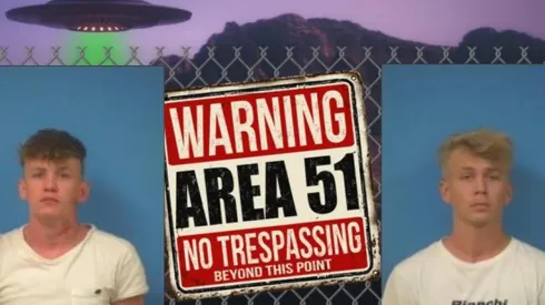 Lo intentaron: 2 YouTubers entraron al Área 51 y fueron arrestados