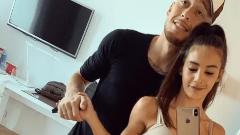 Majo Barbeito presumió en Instagram el primer gol de Ocampos con Sevilla