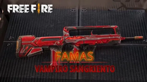 Free Fire presenta su nueva y mejorada FAMAS Vampiro Sangriento