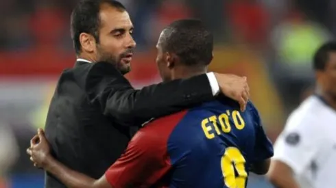 Eto'o: "Estoy enamorado de Guardiola como entrenador pero no como persona"