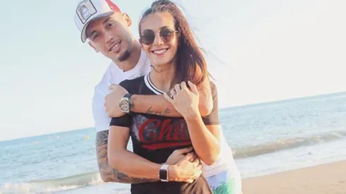 Lucas Ocampos debutó con gol y su esposa explotó de felicidad en Instagram