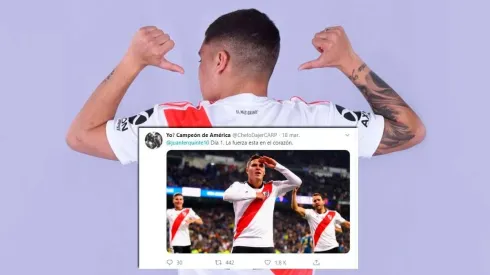 Día 206: hizo un hilo en Twitter desde que se lesionó Quintero hasta su vuelta