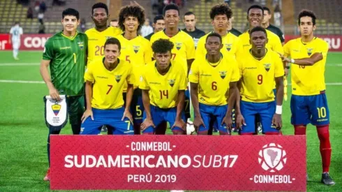 Ecuador Sub-17 en el pasado Sudamericano.