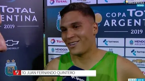 La felicidad de Quintero después de volver: "Con estos compañeros es más fácil"