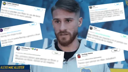 Alexis Mac Allister tiró que primero tienen que pensar en Racing y los hinchas de Boca lo mataron