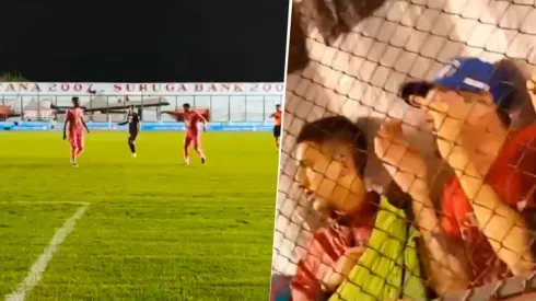 Un hincha de River estaba de infiltrado y le gritó a Quintero: "¡Vamos el martes!"