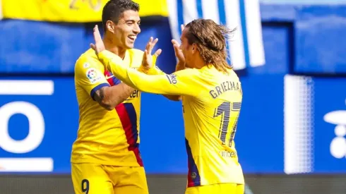 Foto de los jugadores de Barcelona.