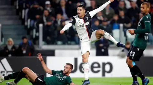 Cristiano Ronaldo abrió la cuenta con un gran disparo.