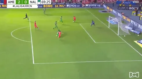 Vergara pegó un carrerón bestial y puso el 2-0 de América sobre Nacional