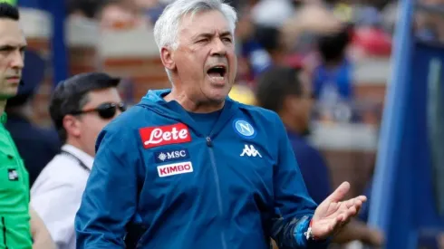 Carlo Ancelotti, entrenador de Napoli.