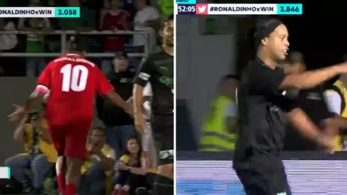 No pudo con Santa Fe, sí con América y Cali: doblete de Ronaldinho en el Pascual