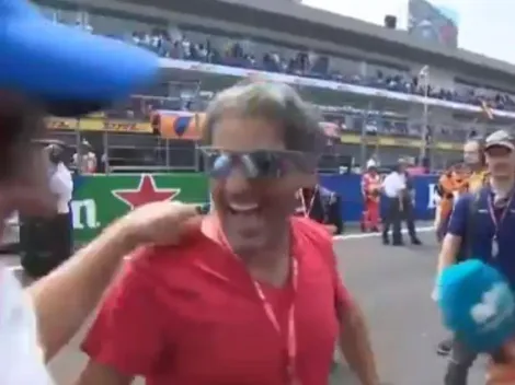 Rubens Barrichello le saboteó entrevista a J.P. Montoya con un beso, y él se la devolvió