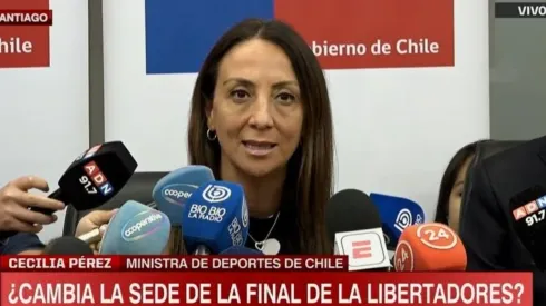 Lo confirmó la Ministra de Deporte de Chile: la final de la Copa Libertadores es en Santiago