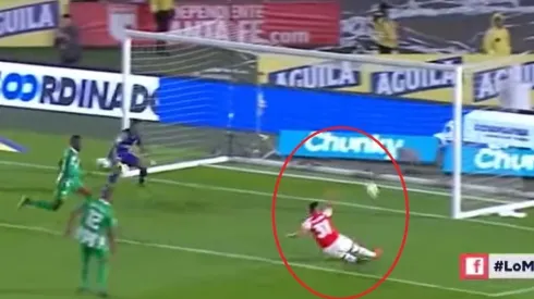 Jhon Velásquez se pierde el gol de la victoria de Santa Fe ante Nacional