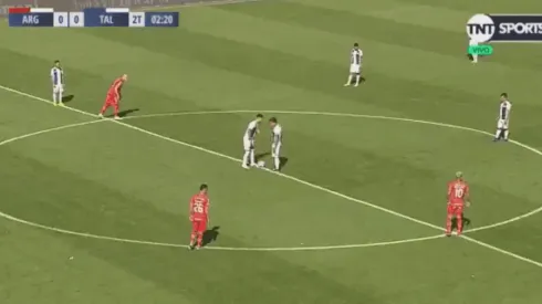 Talleres sorprendió a Argentinos con una jugada preparada ¡desde el saque inicial!
