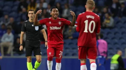 Alfredo Morelos, delantero y goleador del Rangers de Escocia.