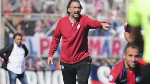 Juan Antonio Pizzi en su segunda etapa en San Lorenzo.