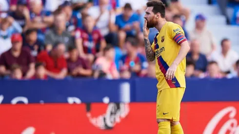 Foto de Lionel Messi, jugador de Barcelona.