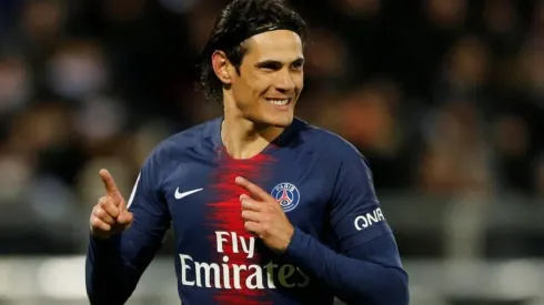 Edinson Cavani en Paris Saint-Germain.