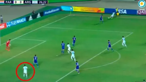 Changuito corazón: Zeballos abrió el marcador para Argentina ante Paraguay