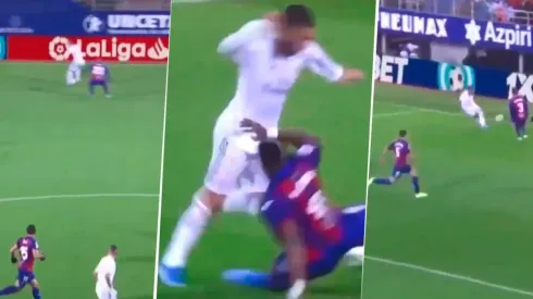 Vístase, Hazard: pasó de taco y caño, dejó tirados a dos rivales y metió una rabona