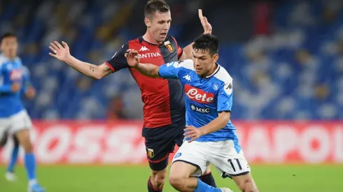 Con Hirving Lozano, Napoli no pasó del empate ante Genoa