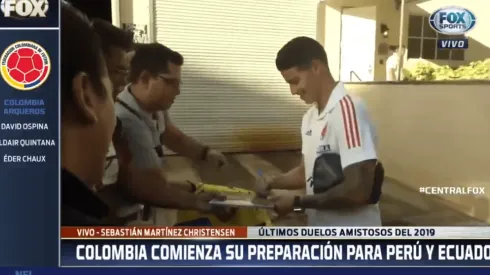 Video: dichoso y feliz, James compartió con hinchas de Colombia en Miami