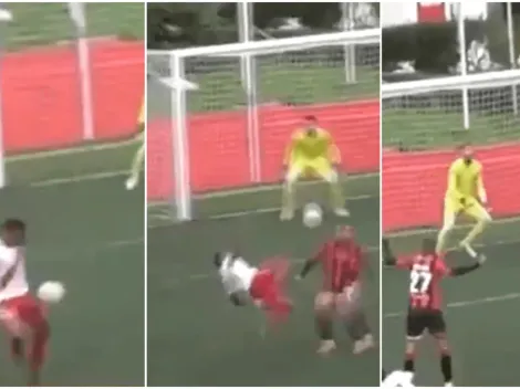 Un colombiano marcó el gol del año: la paró, chilena y al ángulo