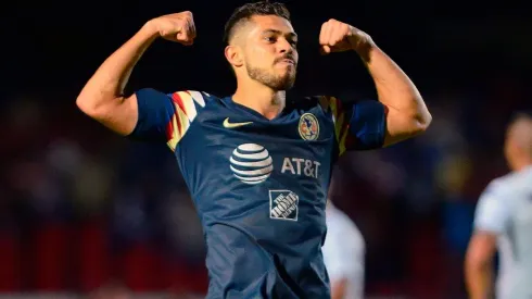 Henry Martin celebrando por el América