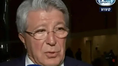 El Presidente de Atlético Madrid lamentó haber dejado ir a Raúl Jiménez