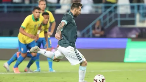Lionel Messi marcó el único gol del partido.